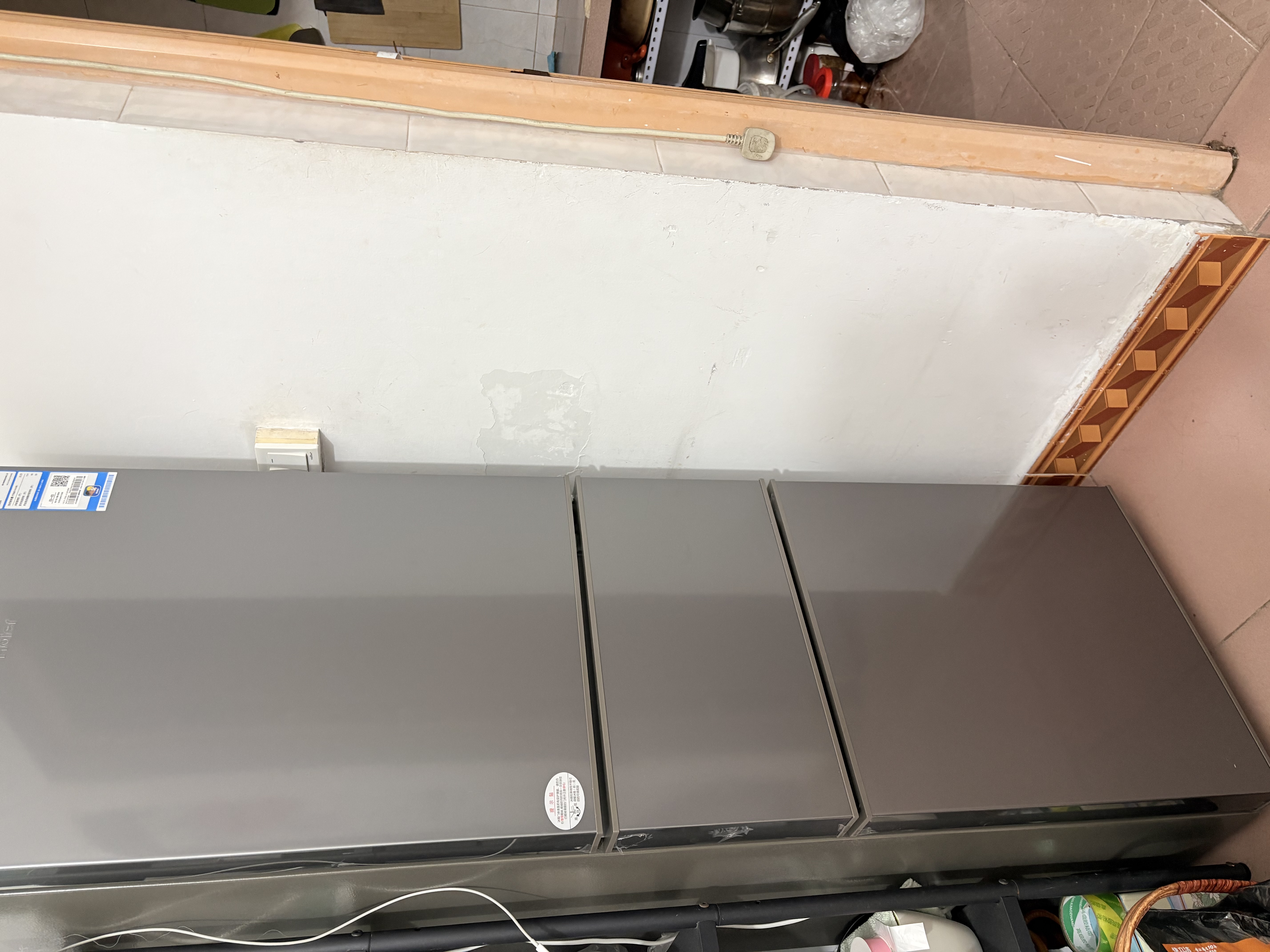 Haier26年新品家用电冰箱小型两三开门新一级能效节能省电冰箱软直冷冻微无霜多区宿舍出租以旧换新补贴 230升三门+三区多温软冷冻+新一级能效省电直冷 实拍图
