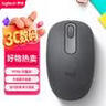罗技（Logitech）M196 无线蓝牙鼠标 办公鼠标 笔记本商务办公家用 小巧便携 对称手型 石墨灰 实拍图