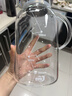 青苹果凉水壶1.95L 高硼硅玻璃耐高温 茶水分离冷水壶 家用冷泡壶泡茶壶 实拍图