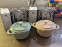 珐宝（staub） 陶瓷小碗蒸蛋碗布丁碗甜品碗宝宝辅食碗炖盅炖汤盅饭碗带盖 圆形小盅尤加利绿10cm 实拍图