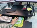 Brateck桌面升降桌工作台电脑桌折叠桌支架站立办公桌坐站两用升降架D450 实拍图