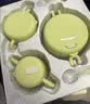 babycare儿童餐具辅食碗注水保温碗不锈钢叉勺宝宝吃饭喝水周岁礼盒绿饭盒 实拍图