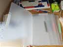 齐心（COMIX）5个装试卷夹旋转抽杆文件夹A3加厚清透彩色侧边双拉杆夹初高中学生资料办公文件整理收纳 EA3212-5 实拍图