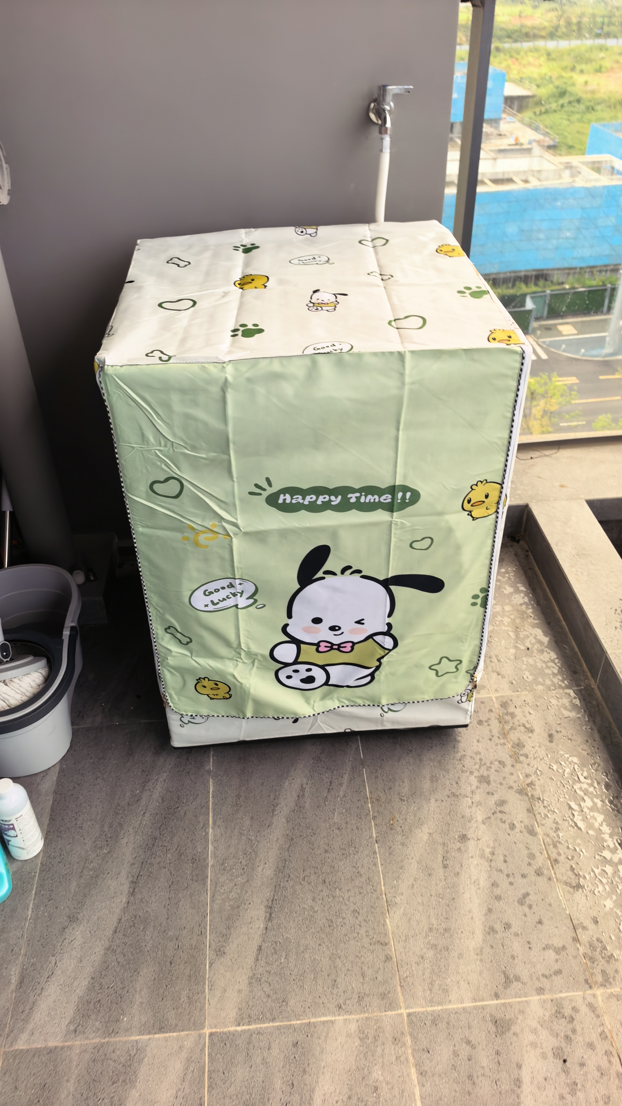 京寻洗衣机罩 滚筒洗衣机加厚防水防晒防尘套子罩布多品牌适用 实拍图