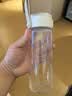 MUJI共聚酯 便携水杯 高颜值塑料杯运动水杯儿童水杯 透明 550ml 实拍图