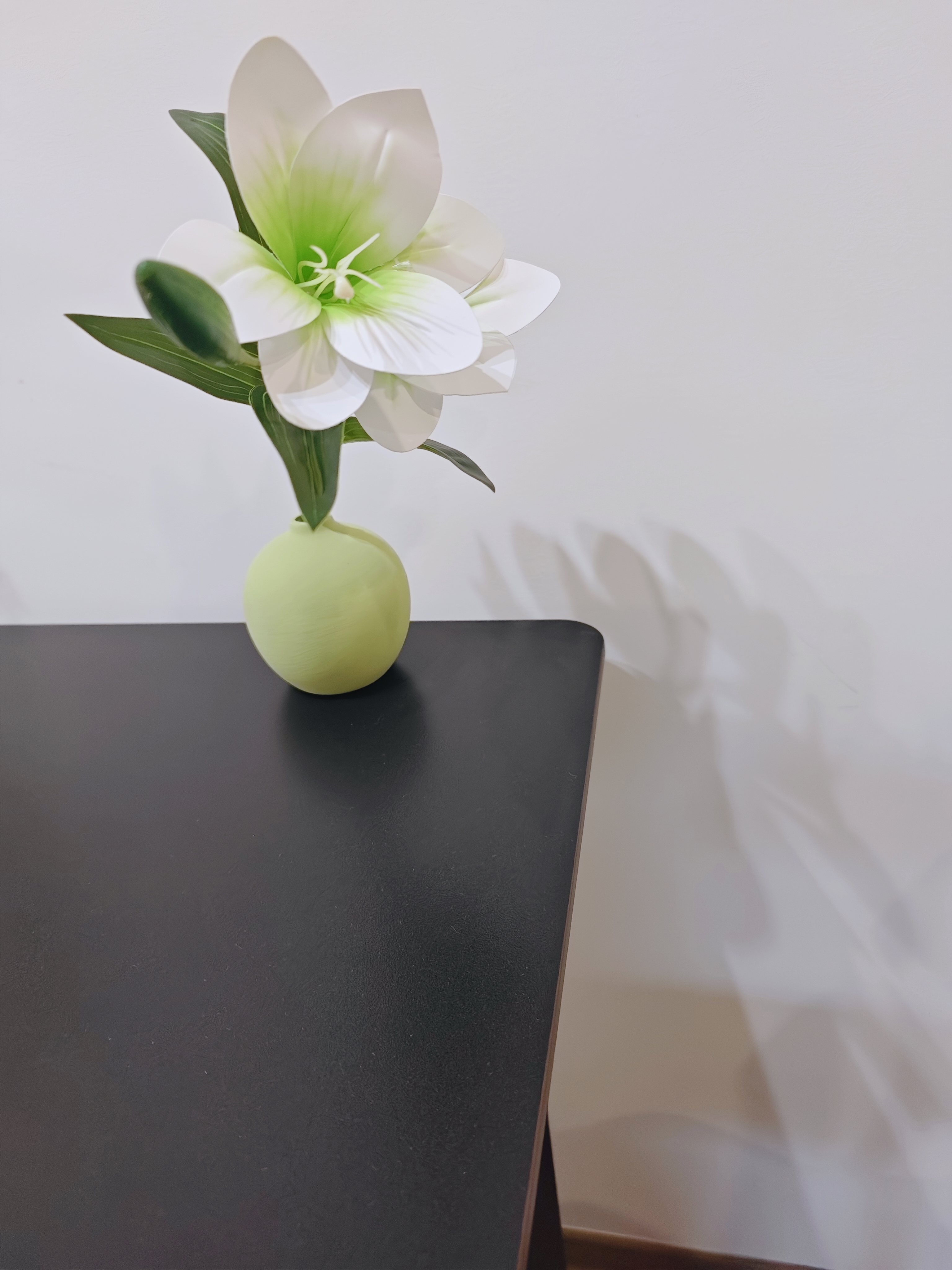 范爷家小清新仿真花摆件带花瓶百合花套装绿植拍照道具客厅餐桌卧室装饰 实拍图