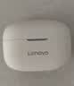 联想（Lenovo）真无线蓝牙耳机 半入耳式耳机 音乐运动游戏耳机蓝牙5.4 超长续航高清音质 EA110月岩白 实拍图