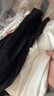 蕉下（beneunder）白t恤女短袖正肩打底衫棉吸汗春装内搭高档百搭CT005漫暮黑M 实拍图