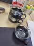 一壶四杯茶壶套装 大容量玻璃茶杯带滤网耐高温水壶茶具无底座 1000ML一壶+四杯套装【无茶盘】 实拍图