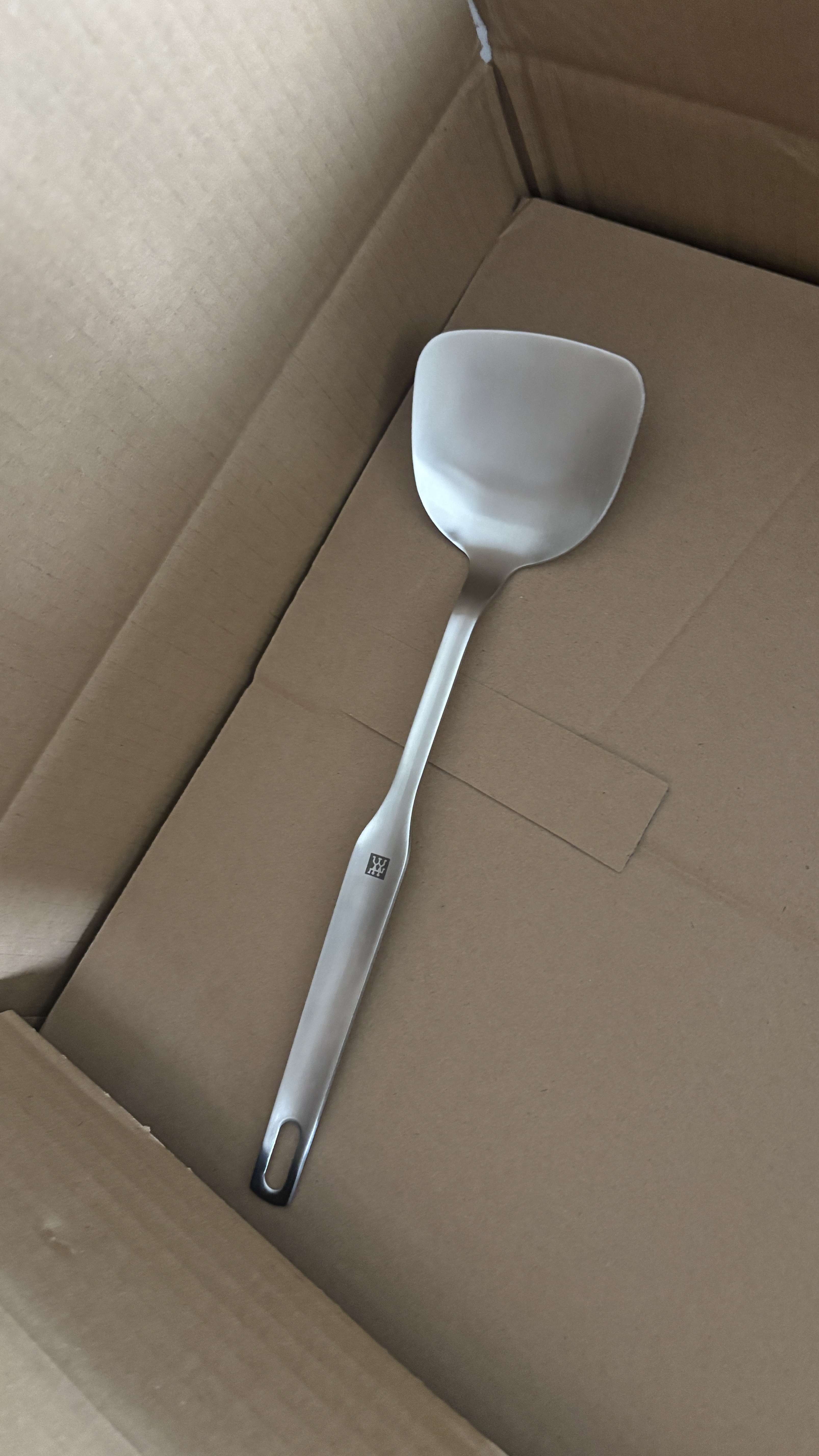 双立人（ZWILLING）中式炒锅不锈钢炒菜锅无涂层锅具电磁炉通用NovaPlus可进洗碗机 不锈钢炒锅+钢铲 30cm 实拍图