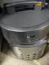 美的（Midea）有钛青瓷0涂层营养蒸电压力锅5L 智能预约多功能一体高压电饭锅MY-E5811G家用4-6人开盖火锅电饭煲 实拍图