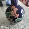 傲世景德镇陶瓷器新中式花瓶仿古工艺品客厅摆件酒柜玄关博古架装饰品 景泰蓝清荷赏瓶+底座 实拍图