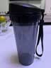 特百惠（Tupperware）茶韵500ml塑料杯男女士学生运动水杯子大容量泡茶杯 酷炫黑 实拍图