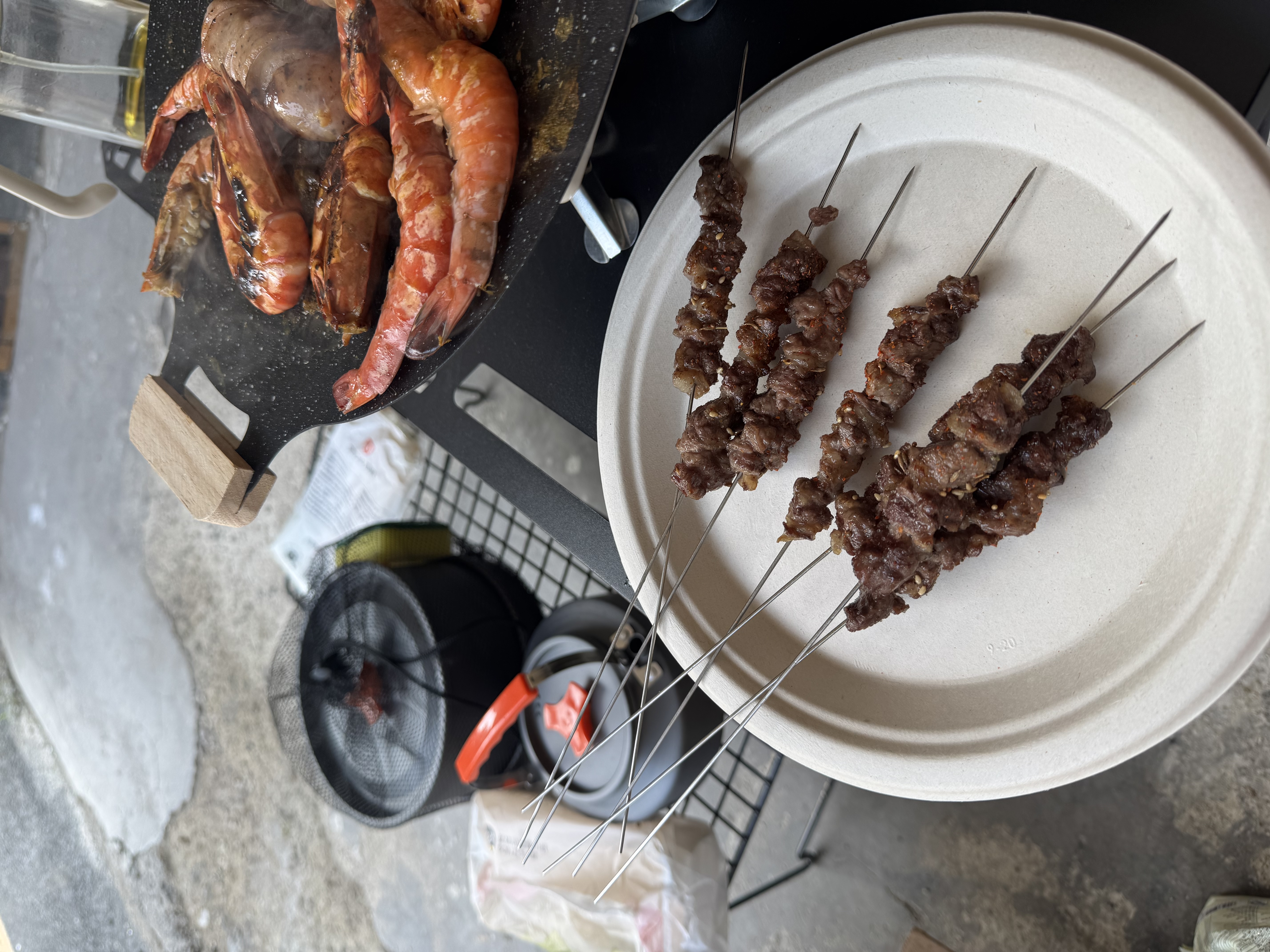 皇驰卡式炉户外烤盘麦饭石烤肉盘不粘锅铁板烧韩式烤肉锅电磁炉 实拍图
