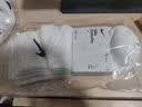 耐克NIKE男女运动袜 速干透气篮球袜 短袜三双装SX7677-964黑/灰 M 实拍图