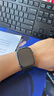 Apple/苹果 Watch S11 智能手表GPS款46毫米深空灰色铝金属表壳黑色运动型表带S/M MEVN4CH/B 实拍图