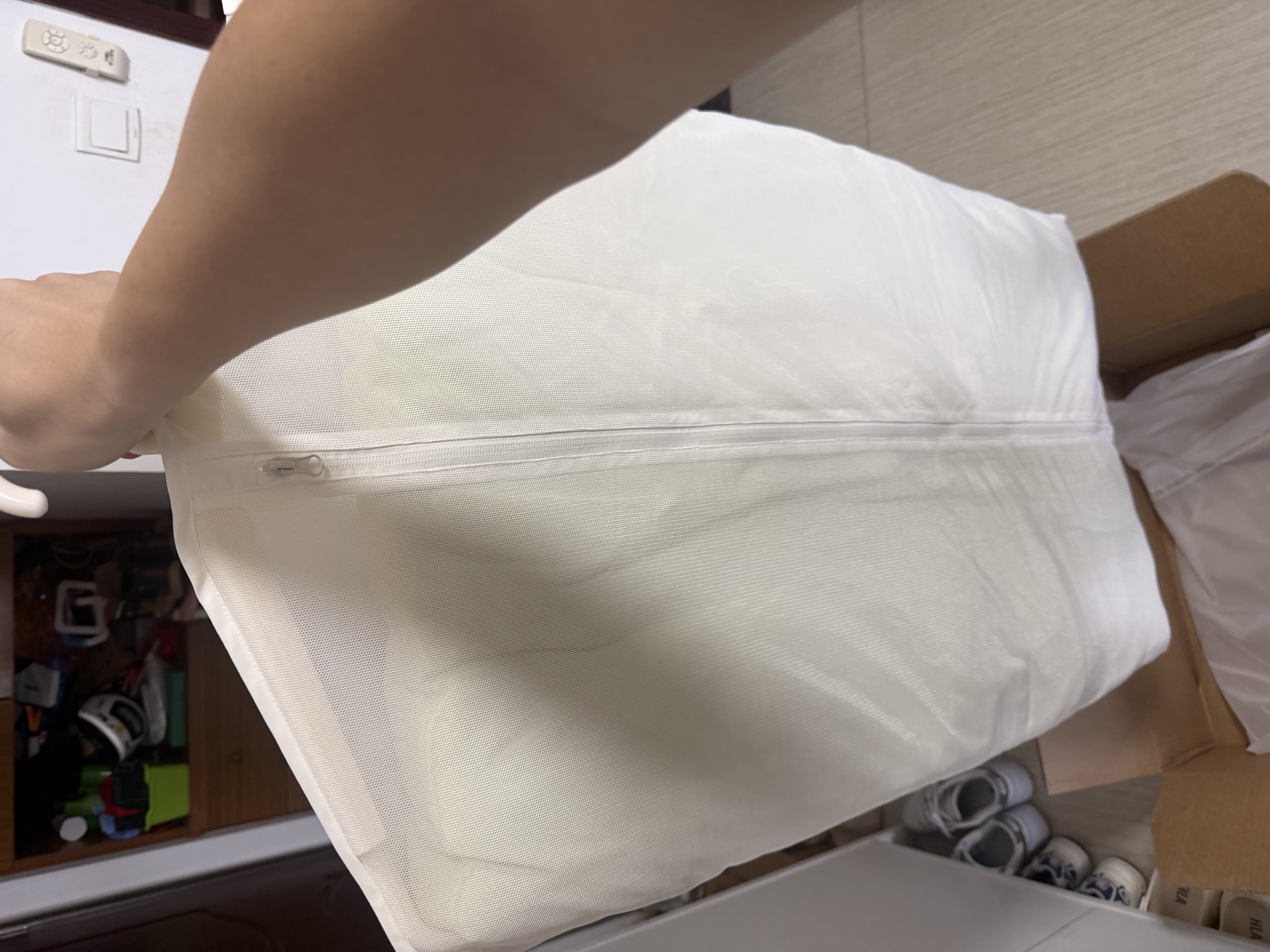 亚朵星球深睡控温被·夏季Pro3.0夏凉被子被芯空调被可机洗 竹青黄 2*2.3m 实拍图