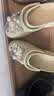 卡骆驰（CROCS）白鹿同款云朵洞洞鞋|206750 骨白色-2Y2 36/37(230mm) 实拍图