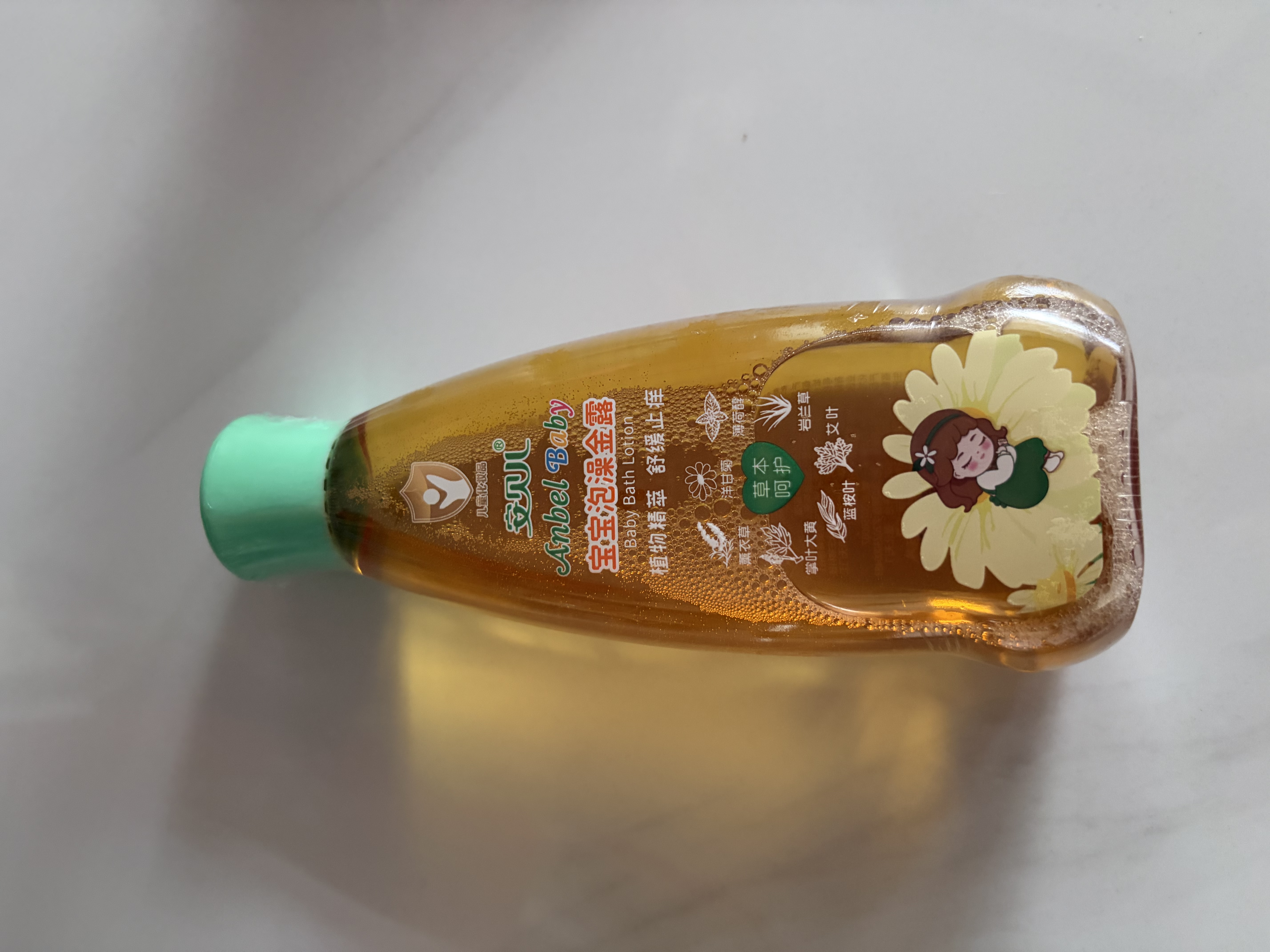 安贝儿 宝宝洗澡金露188ml 痱子水痱子露 婴儿泡澡金水儿童止痒花露水 实拍图