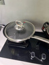 康巴赫炒锅真钛无涂层不粘锅家用食品级316不锈钢炒菜锅电磁炉燃气灶用 【超国标一级不粘】真钛0涂层炒锅+蒸屉+铲子 32cm 实拍图