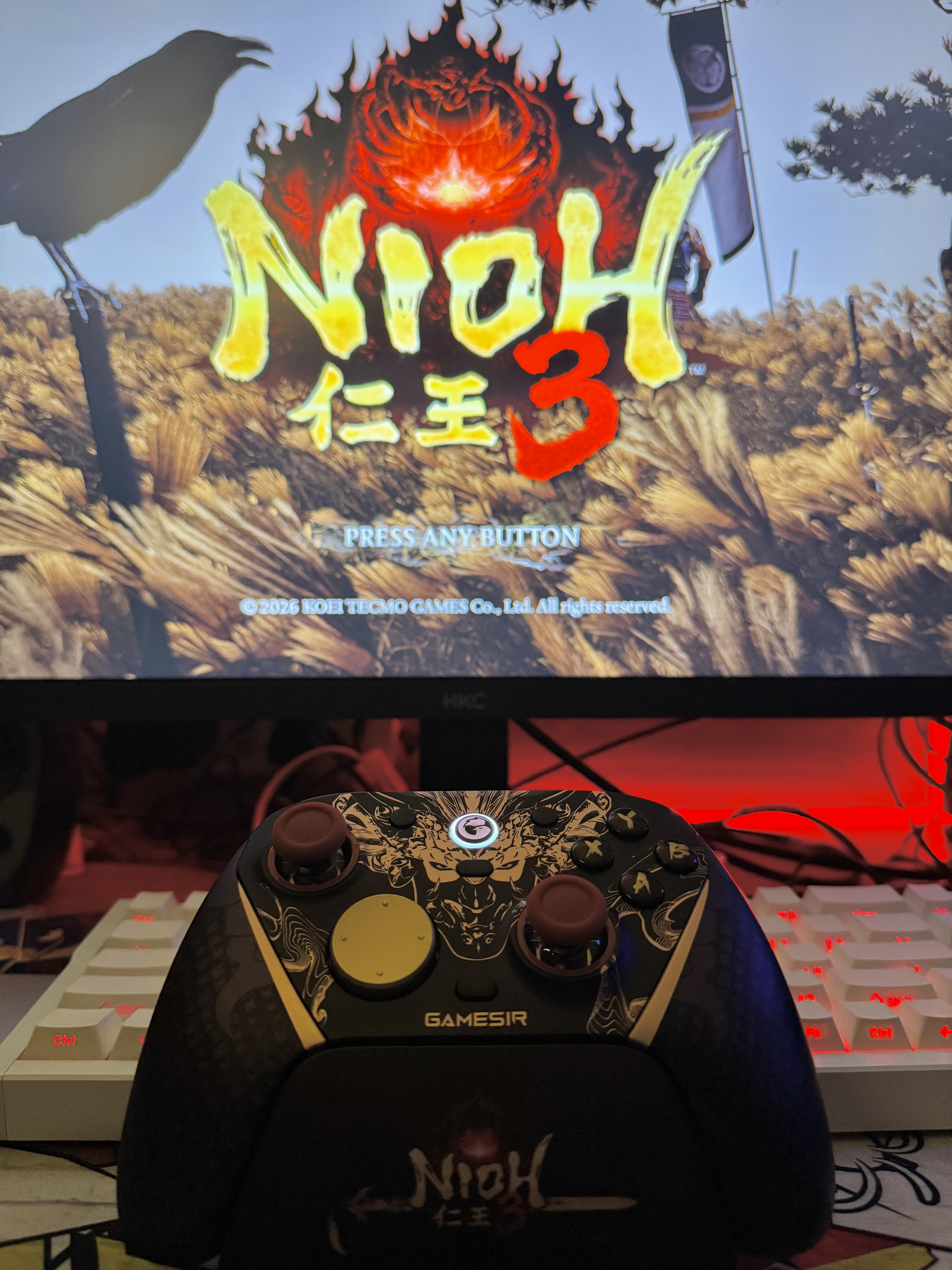 盖世小鸡天王星仁王3联名款G7pro游戏手柄 8000回报率8K无线switch2蓝牙PC电脑steam手机安卓apex地平线 实拍图