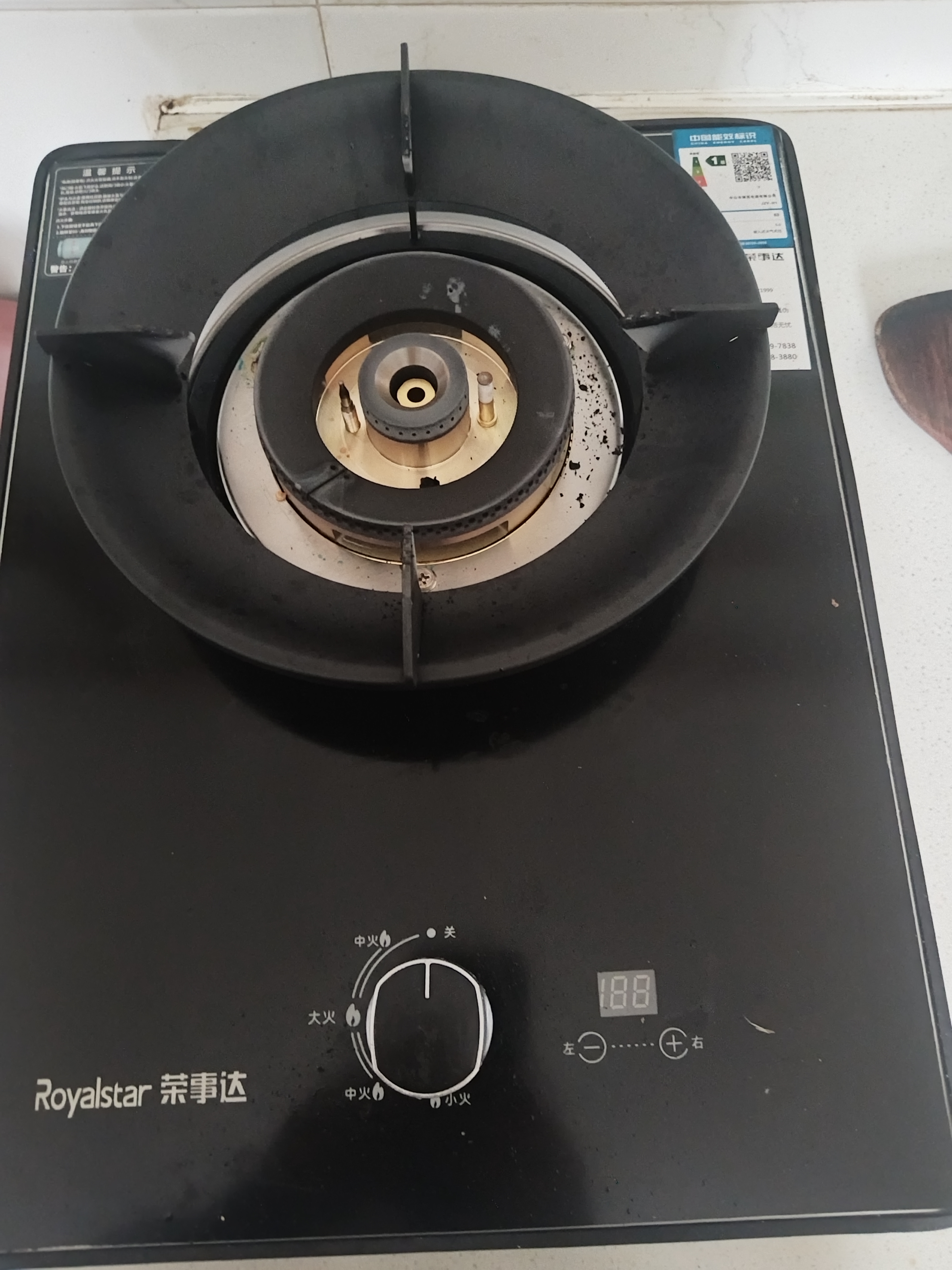 荣事达燃气灶单灶煤气灶液化气灶家用单眼天然气单炉灶台猛火台式嵌入式猛火炉具以旧换新品牌补贴 5.2KW纯铜直喷猛火+定时+防风聚能+钢化玻璃 罐装液化气 实拍图