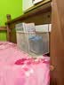 GERTHRON德国宿舍床头置物架床边挂篮上铺神器学生寝室床上好物挂式零食收 奶白-加大号 【送4根扎带/加宽加厚】 实拍图
