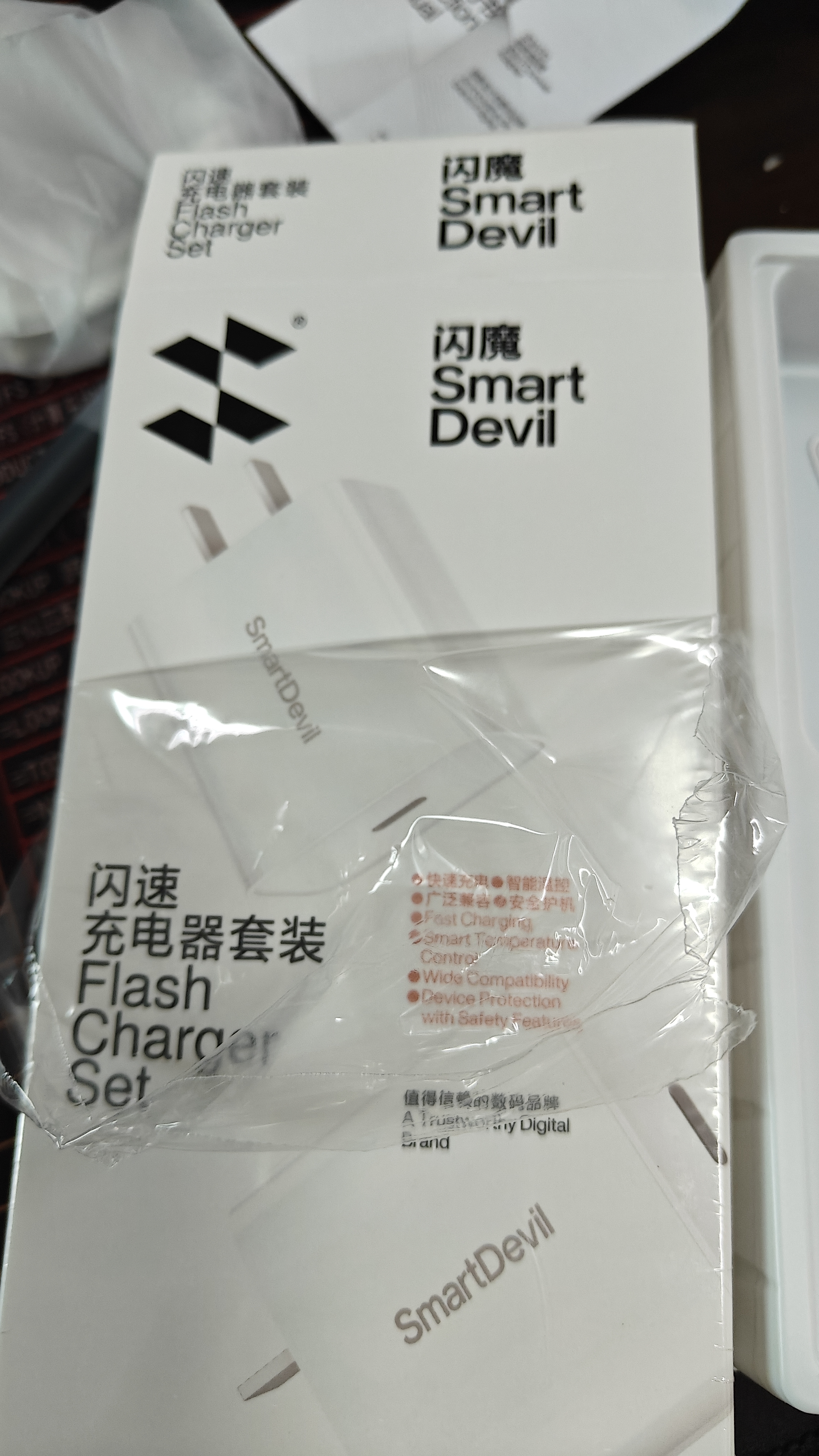 【京东快递】120w快充type-c数据线适用vivo双引擎80加长tpye-c充电线6a安卓pro闪充x100超级快充 【套装】适用vivo120w+1.5 实拍图