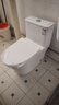九牧（JOMOO）马桶家用一级水效防臭卫浴虹吸式马桶坐便器大冲力抗菌卫生间坐厕 镇店热卖【升级无棱】11370 305坑距(2515城包安装) 实拍图