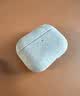 0度 苹果Air Pods5/4代耳机壳AirPods Pro3/pro2保护套欧缔兰毛绒蓝牙耳机保护壳 全包防摔抗指纹轻奢 意大利Alcantara欧缔兰材质 AirPods Pro3（浅灰） 实拍图