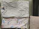 金号全棉儿童枕套 A类7A抗菌防螨枕芯套幼儿园枕头套浅茉30*50cm*2 实拍图