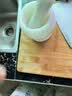 onlycook天然大理石捣蒜器家用老式石臼捣药研磨器手动压蒜打蒜泥-白色 实拍图