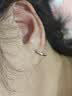 颜畅老凤凰9耳环女士2026新款养耳洞素圈耳圈耳钉设计耳饰 12mm2只装 实拍图