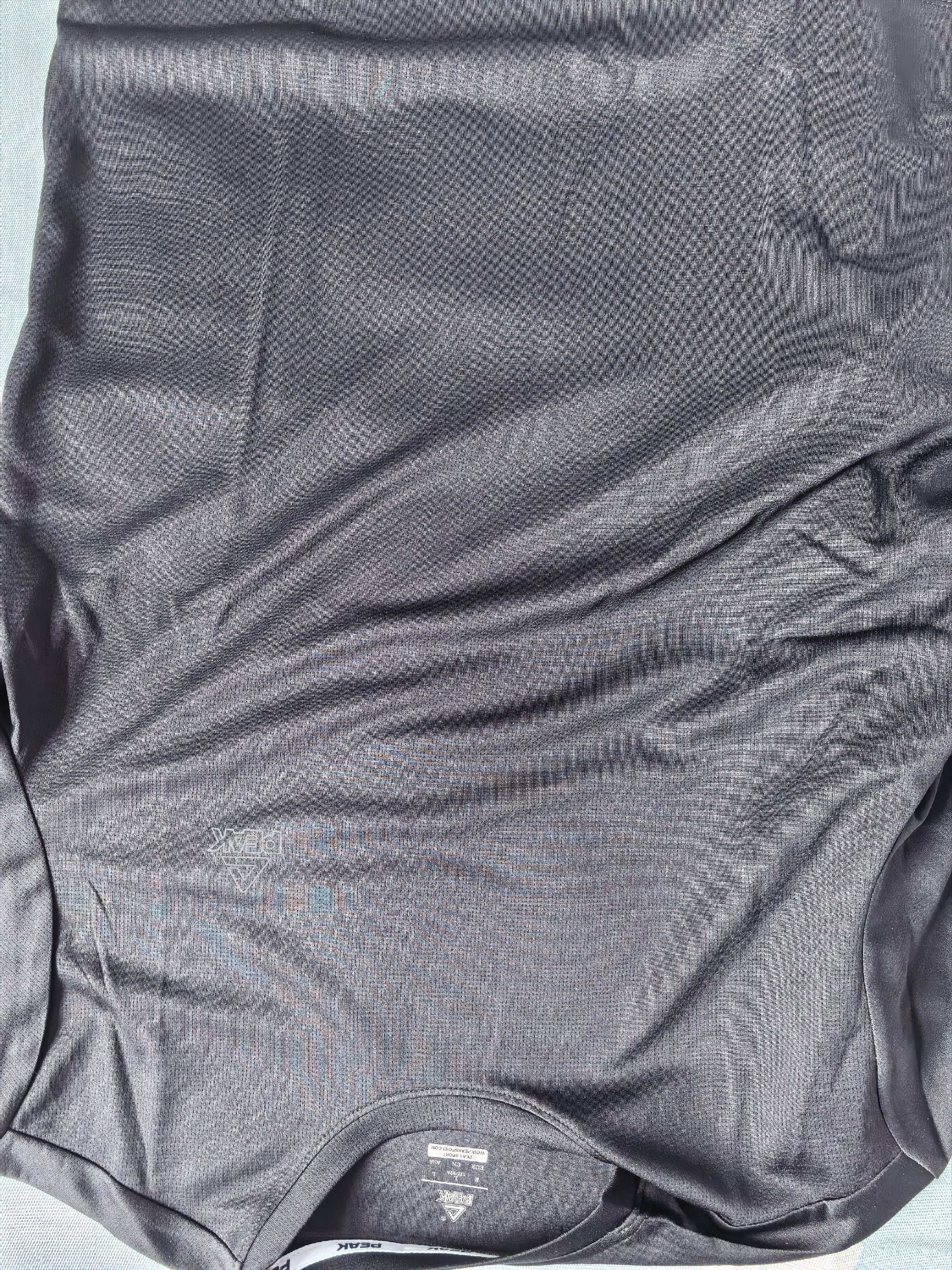 匹克速干运动套装男夏季跑步休闲羽毛球服透气两件短袖短裤男DF152007 实拍图