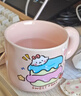 可爱fufu生日蛋糕马克杯带盖勺陶瓷杯送女生高颜值有意义生日礼物 奶酪生日蛋糕杯+勺1个350ml 实拍图