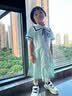江博士学步鞋夏季男女童轻便运动风宝宝儿童凉鞋2B14A2042CW米/紫25码 实拍图