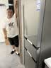 海尔「真省电」217L三门家用小户型冰箱抗菌净味一级能效节能风冷无霜BCD-217WGHC3E9S9国家补贴 实拍图
