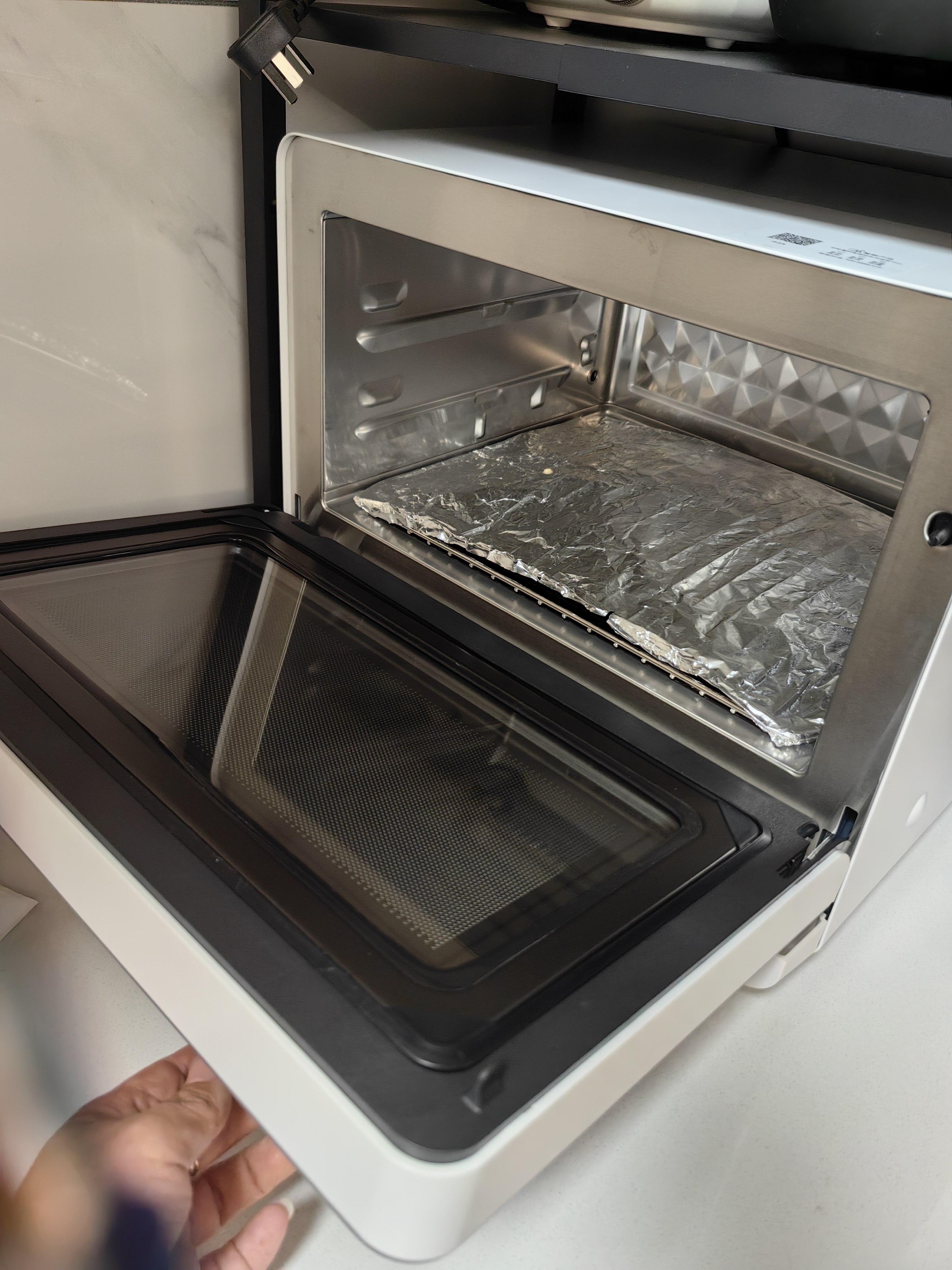 美的（Midea）安睡寻味微蒸烤一体机智能微波炉烤箱蒸箱空气炸家用多功能燃卡变频23L台式嵌入式网红料理炉G23 实拍图