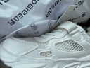 哈比熊童鞋夏季单网小白鞋儿童运动鞋透气男童鞋GU7577 白色33码 晒单实拍图