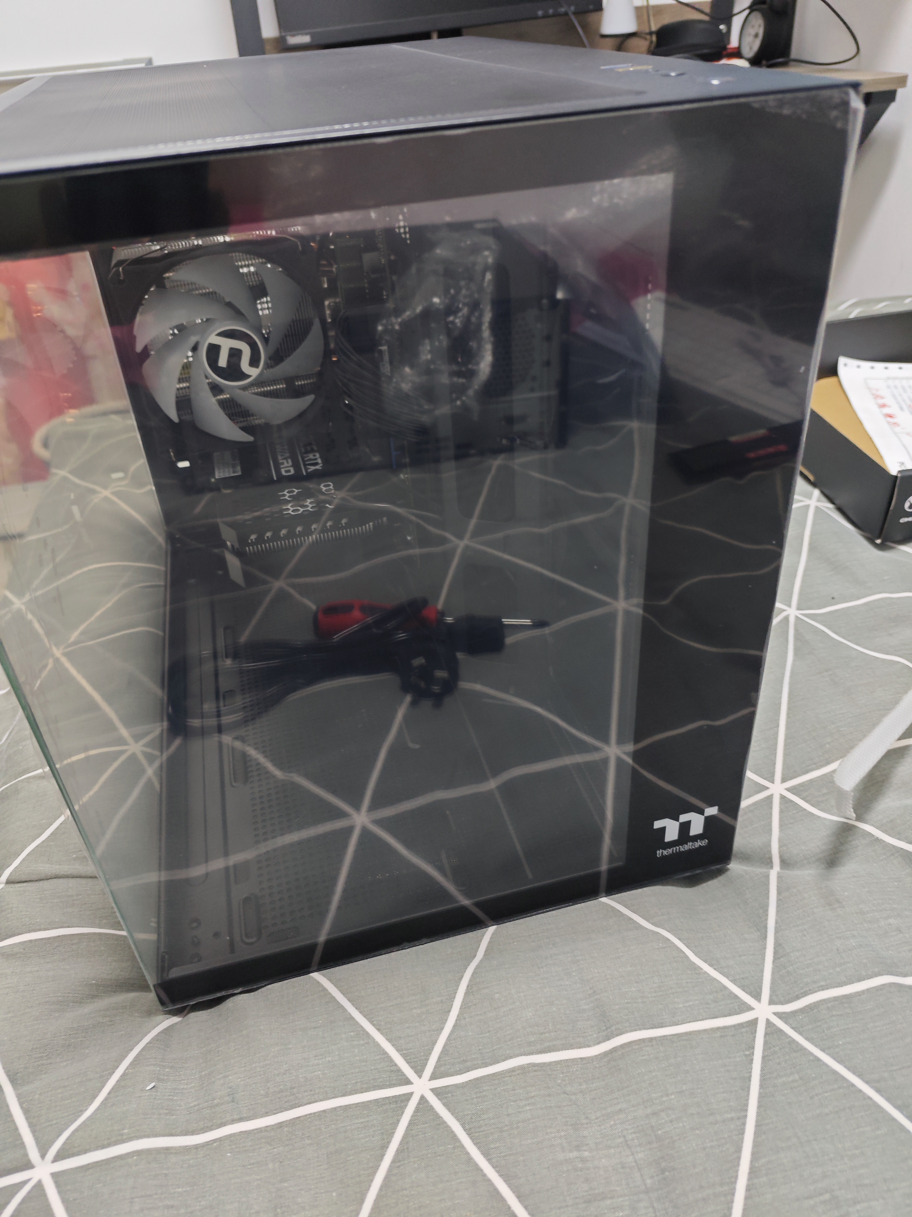 宁美 龙魂14代i5 14600KF/RTX5060Ti/AI算力办公设计台式电脑主机/DIY组装电脑 12400F+RTX3050|配置一 全系精选高规用料 实拍图