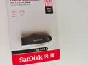 Sandisk闪迪64GB USB3.2 U盘 CZ550黑色 读速100MB/s 安全加密 数据恢复 学习办公电脑车载 高速大容量优盘 实拍图