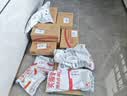 十月结晶花边围嘴3条8层加厚0-2岁口水巾婴幼儿宝宝围脖吃饭围兜 27*8cm 实拍图