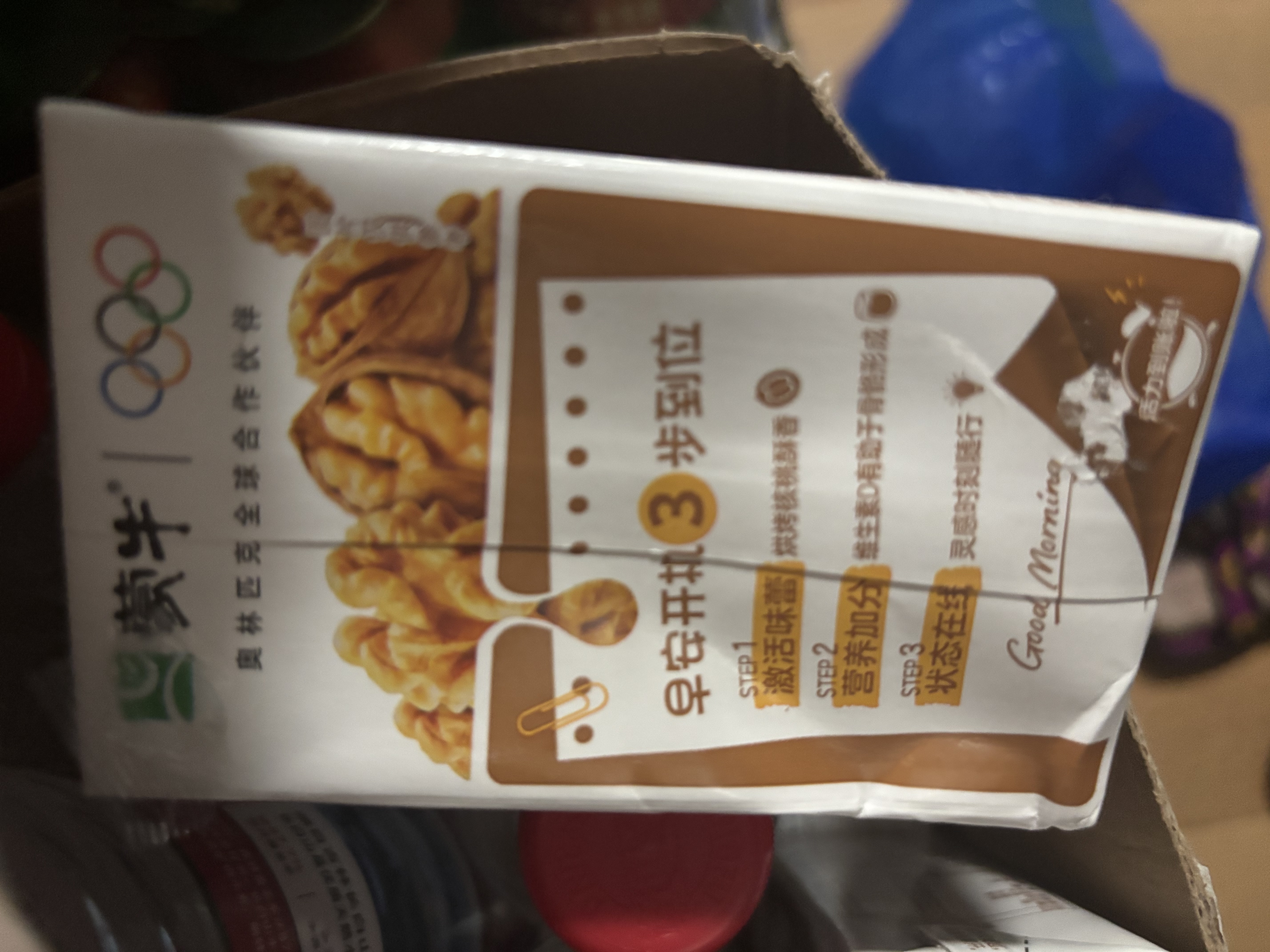 蒙牛早餐奶核桃味250ml*16盒 老人小孩营养补充送礼礼盒 实拍图
