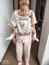 ERGObaby二狗背带婴儿抱娃神器四季透气外出旅行遛娃神器解放双手 breeze透气款-野花米色 实拍图