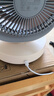 艾美特（AIRMATE） 空气循环扇家用电风扇节能迷你小风扇台式桌面扇涡轮循环对流大风量摇头轻音电风扇 【直流触屏遥控+可接充电宝】FA15-R126 实拍图