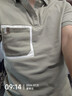 罗蒙（ROMON）t恤男夏季纯色短袖男士polo衫男休闲商务上衣男装 实拍图