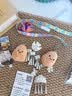 兰酷帕非遗手工DIY材料壮锦苗银小土豆毛绒玩偶钥匙扣早教玩具开学礼物 实拍图