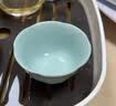 东道汝窑河南非遗茶杯主人杯陶瓷功夫茶具开片可养品茗中葵饮杯天青色 2026年丙午款 实拍图