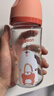 贝亲（Pigeon）奶瓶新生婴儿礼盒玻璃材质宽口径奶瓶自然实感第3代 240ml L奶嘴（6月以上）彩绘版 实拍图