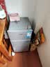 志高（CHIGO）小冰箱迷你小型家用冷藏冷冻两用宿舍出租房用双门办公室电冰箱节能省电 【一级能效】66L银色【全国联保丨节能省电】 实拍图